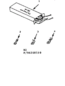 Wire Harnesses And Components parts for Kenmore Range 911.6208510 (9116208510, 911 6208510) from AppliancePartsPros.com
