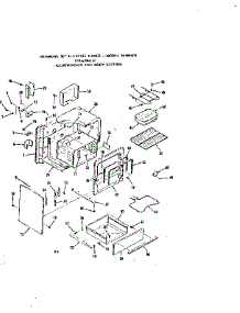 Body Section parts for Kenmore Range 911.6208510 (9116208510, 911 6208510) from AppliancePartsPros.com