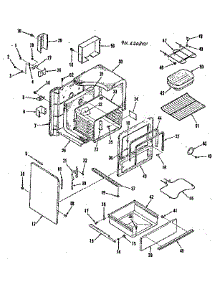 Body Section parts for Kenmore Range 911.6208411 (9116208411, 911 6208411) from AppliancePartsPros.com