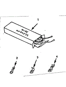 Wire Harnesses And Components parts for Kenmore Range 911.6208411 (9116208411, 911 6208411) from AppliancePartsPros.com