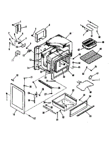 Body Section parts for Kenmore Range 911.6208810 (9116208810, 911 6208810) from AppliancePartsPros.com