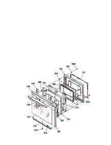 Door parts for Kenmore Range 911.95587991 (91195587991, 911 95587991) from AppliancePartsPros.com