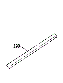 Opt. Rear Main Top Filler 8028790 parts for Kenmore Range 911.4628812 (9114628812, 911 4628812) from AppliancePartsPros.com