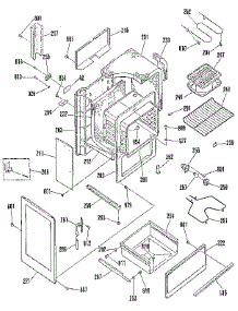 Body Section parts for Kenmore Range 911.6429182 (9116429182, 911 6429182) from AppliancePartsPros.com