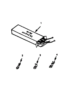 Wire Harnesses And Components parts for Kenmore Range 911.9318610 (9119318610, 911 9318610) from AppliancePartsPros.com