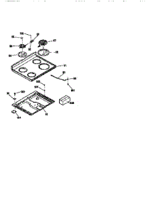 Maintop parts for Kenmore Range 911.93171790 (91193171790, 911 93171790) from AppliancePartsPros.com