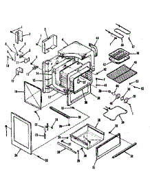 Body Section parts for Kenmore Range 911.9318810 (9119318810, 911 9318810) from AppliancePartsPros.com