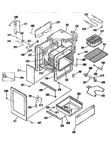 Body Section parts for Kenmore Range 911.94466690 (91194466690, 911 94466690) from AppliancePartsPros.com