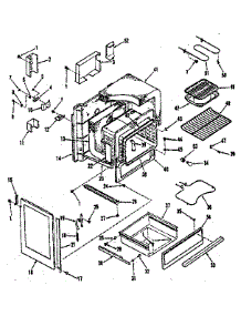 Body Section parts for Kenmore Range 911.4628810 (9114628810, 911 4628810) from AppliancePartsPros.com