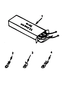 Wire Harnesses And Options parts for Kenmore Range 911.4628810 (9114628810, 911 4628810) from AppliancePartsPros.com