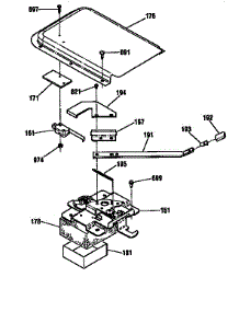 Door Lock Section parts for Kenmore Range 911.94381790 (91194381790, 911 94381790) from AppliancePartsPros.com
