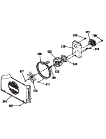 Fan parts for Kenmore Range 911.95979790 (91195979790, 911 95979790) from AppliancePartsPros.com