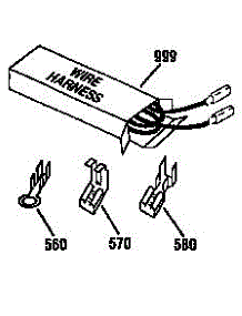 Wire Harnesses And Components parts for Kenmore Range 911.95979790 (91195979790, 911 95979790) from AppliancePartsPros.com