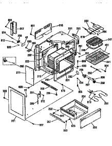 Body parts for Kenmore Range 911.95976790 (91195976790, 911 95976790) from AppliancePartsPros.com