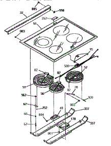 Main Top Section parts for Kenmore Range 911.46759590 (91146759590, 911 46759590) from AppliancePartsPros.com