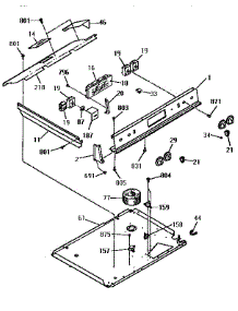 Control Panel Section parts for Kenmore Range 911.46755590 (91146755590, 911 46755590) from AppliancePartsPros.com