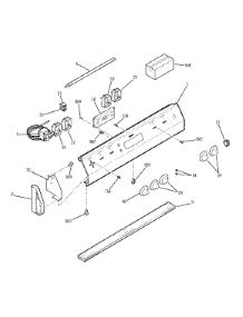 Control Panel parts for Kenmore Range 911.4524021 (9114524021, 911 4524021) from AppliancePartsPros.com
