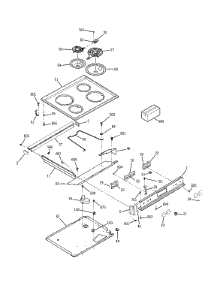 Control Panel & Cooktop parts for Kenmore Range 911.46569097 (91146569097, 911 46569097) from AppliancePartsPros.com