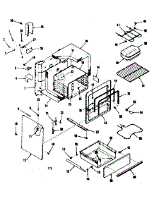 Body Section parts for Kenmore Range 911.9268610 (9119268610, 911 9268610) from AppliancePartsPros.com