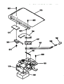 Door Lock Section parts for Kenmore Range 911.93201890 (91193201890, 911 93201890) from AppliancePartsPros.com