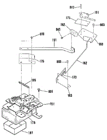 Door Lock Section parts for Kenmore Range 911.9562991 (9119562991, 911 9562991) from AppliancePartsPros.com