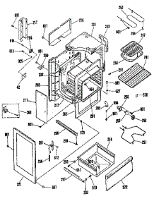 Body Section parts for Kenmore Range 911.9562991 (9119562991, 911 9562991) from AppliancePartsPros.com