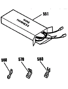 Wire Harness And Components parts for Kenmore Range 911.9563992 (9119563992, 911 9563992) from AppliancePartsPros.com