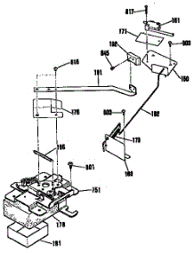 Door Lock Section parts for Kenmore Range 911.9563992 (9119563992, 911 9563992) from AppliancePartsPros.com