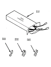 Wire Harnesses And Components parts for Kenmore Range 911.9599981 (9119599981, 911 9599981) from AppliancePartsPros.com
