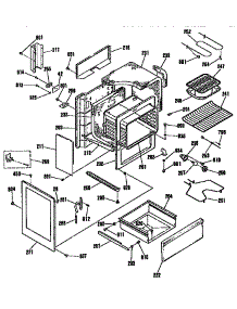 Body Section parts for Kenmore Range 911.9534190 (9119534190, 911 9534190) from AppliancePartsPros.com
