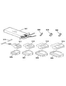 Wire Harnesses And Components parts for Kenmore Range 911.9851191 (9119851191, 911 9851191) from AppliancePartsPros.com