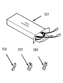 Wire Harnesses And Components parts for Kenmore Range 911.9799980 (9119799980, 911 9799980) from AppliancePartsPros.com