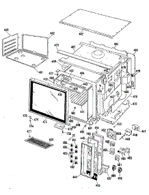 Upper Body Section parts for Kenmore Range 911.9851190 (9119851190, 911 9851190) from AppliancePartsPros.com