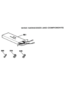 Wire Harnesses And Components parts for Kenmore Range 911.9592994 (9119592994, 911 9592994) from AppliancePartsPros.com