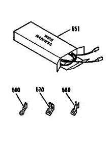 Wire Harnesses And Components parts for Kenmore Range 911.9504190 (9119504190, 911 9504190) from AppliancePartsPros.com