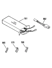 Wire Harnesses & Components parts for Kenmore Range 911.9698893 (9119698893, 911 9698893) from AppliancePartsPros.com
