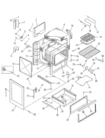 Body Section parts for Kenmore Range 911.9399580 (9119399580, 911 9399580) from AppliancePartsPros.com