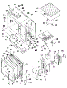 Microwave Module Section parts for Kenmore Range 911.9871190 (9119871190, 911 9871190) from AppliancePartsPros.com