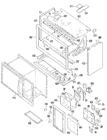 Upper Body Section parts for Kenmore Range 911.9871190 (9119871190, 911 9871190) from AppliancePartsPros.com