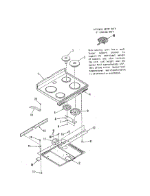 Maintop parts for Kenmore Range 911.9369180 (9119369180, 911 9369180) from AppliancePartsPros.com