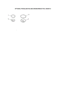 Optional Porcelain Pan / Chrome Ring parts for Kenmore Range 911.9369180 (9119369180, 911 9369180) from AppliancePartsPros.com
