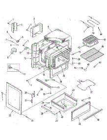 Body Section parts for Kenmore Range 911.9249180 (9119249180, 911 9249180) from AppliancePartsPros.com