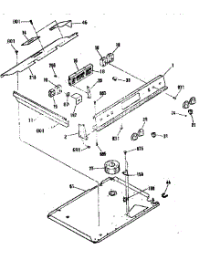 Control Panel Section parts for Kenmore Range 911.46765690 (91146765690, 911 46765690) from AppliancePartsPros.com