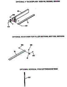 Optional Kits parts for Kenmore Range 911.46765690 (91146765690, 911 46765690) from AppliancePartsPros.com