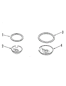 Optional Porcelain Pan And Chrome Ring Kit No. 8068410 parts for Kenmore Range 911.9119180 (9119119180, 911 9119180) from AppliancePartsPros.com