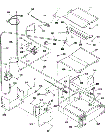 Broiler And Oven Burner Section parts for Kenmore Range 911.7390593 (9117390593, 911 7390593) from AppliancePartsPros.com