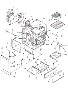 Body Section parts for Kenmore Range 911.7398911 (9117398911, 911 7398911) from AppliancePartsPros.com