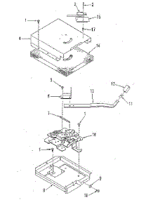 Door Lock Section parts for Kenmore Range 911.7398911 (9117398911, 911 7398911) from AppliancePartsPros.com