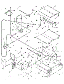 Oven Burner Section parts for Kenmore Range 911.7398911 (9117398911, 911 7398911) from AppliancePartsPros.com