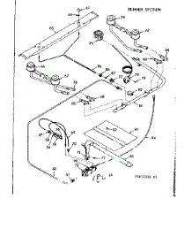 Burner Section parts for Kenmore Range 911.6047560 (9116047560, 911 6047560) from AppliancePartsPros.com